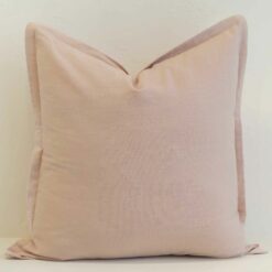Blush Linen Cushion Cover - Large