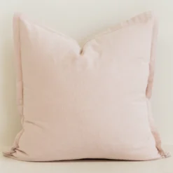Blush Linen Cushion Cover - Large