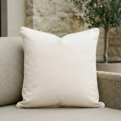 Cream Waterproof Outdoor Cushion Cover