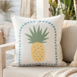Tropica Pineapple Waterproof Outdoor Cushion Cover