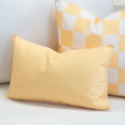 Tropica Waterproof Lemon Yellow Outdoor Cushion Cover - Rectangle