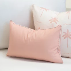 Tropica Waterproof Pink Outdoor Cushion Cover - Rectangle