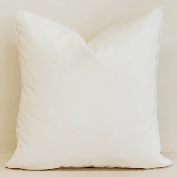 Cream Waterproof Outdoor Cushion Cover  - Large