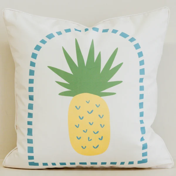 Tropica Pineapple Waterproof Outdoor Cushion Cover